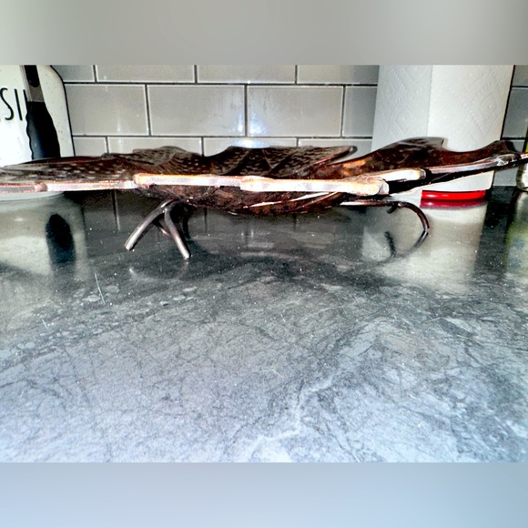 New condition Copper color maple leaf tray metal - Picture 3 of 3